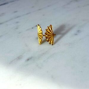 Handmade Brass Fan Ring